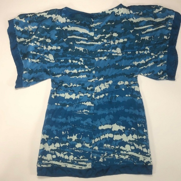 Hanii Y Womens Blue Loose Sleeve Blouse Size 38 - Picture 3 of 6